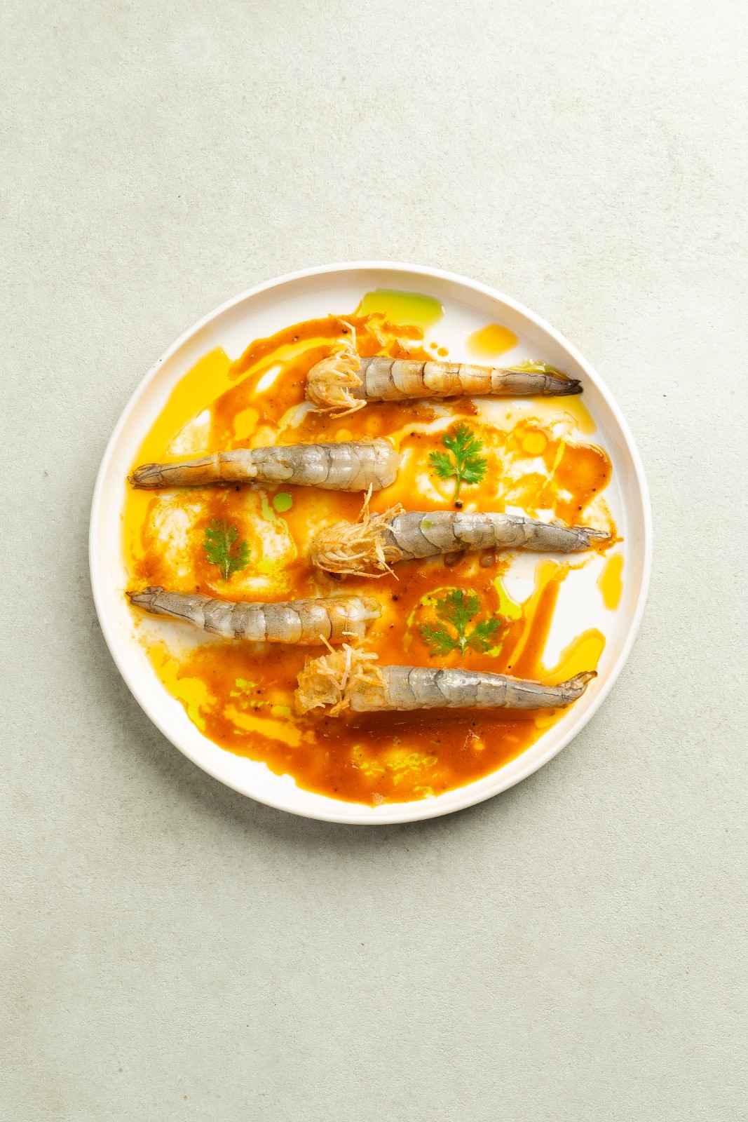 smoked prawn