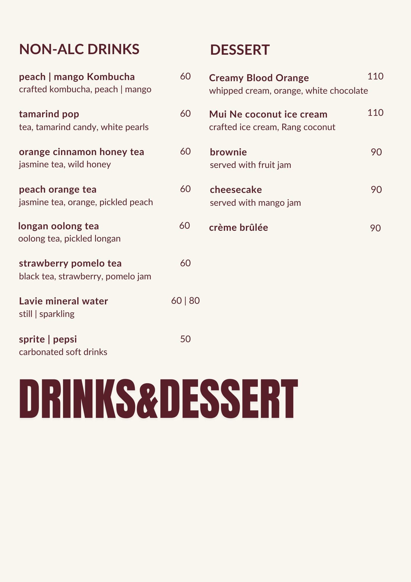 Menu page 3