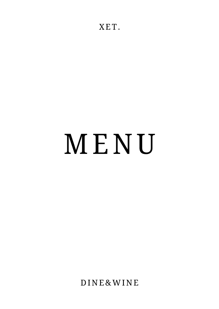 Menu page 1