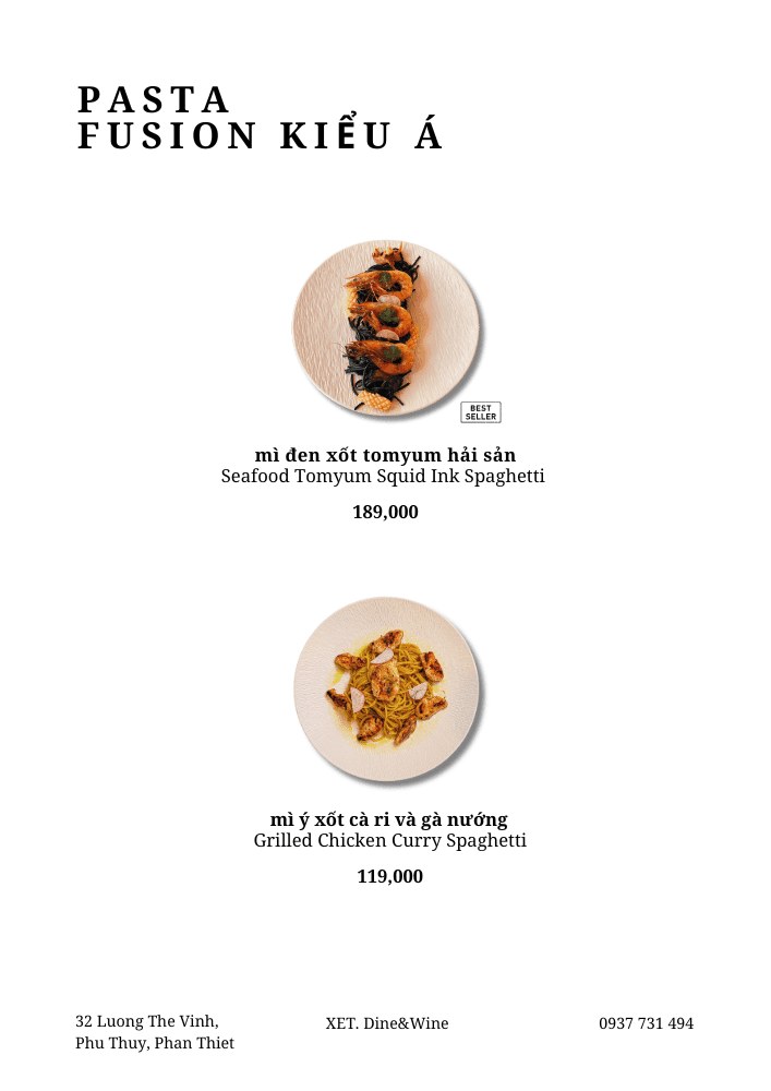 Menu page 10