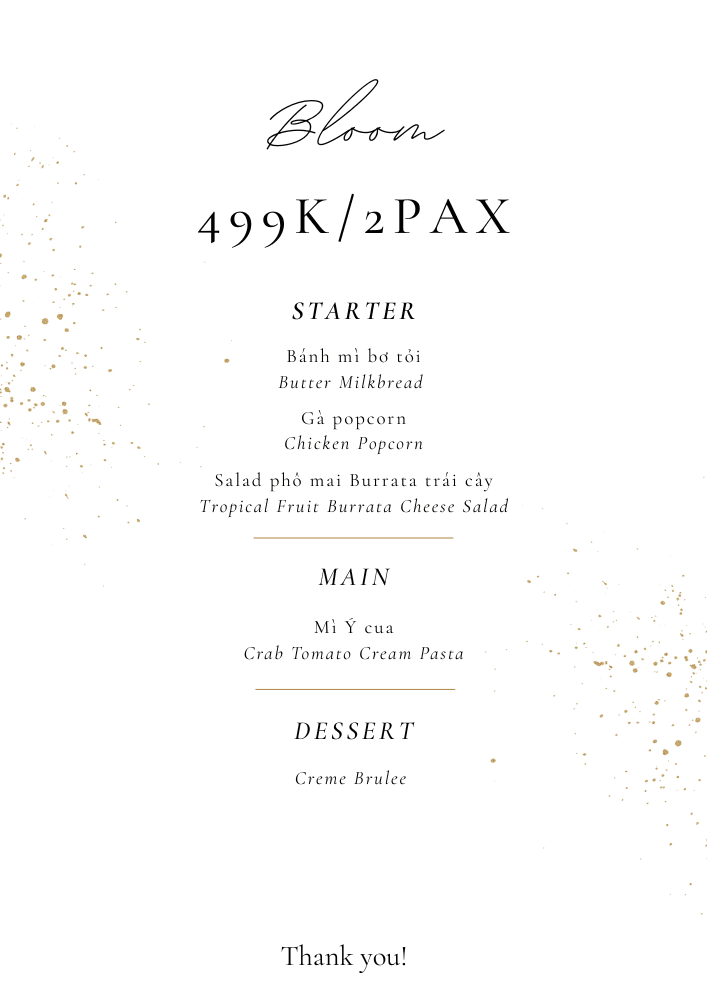 Menu page 2
